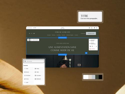 Personnalisez le design de votre site web