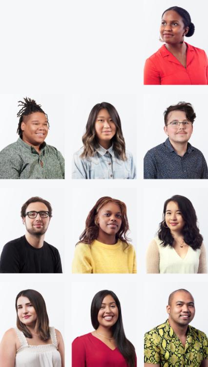 Collage de jeunes diplômés en 2020