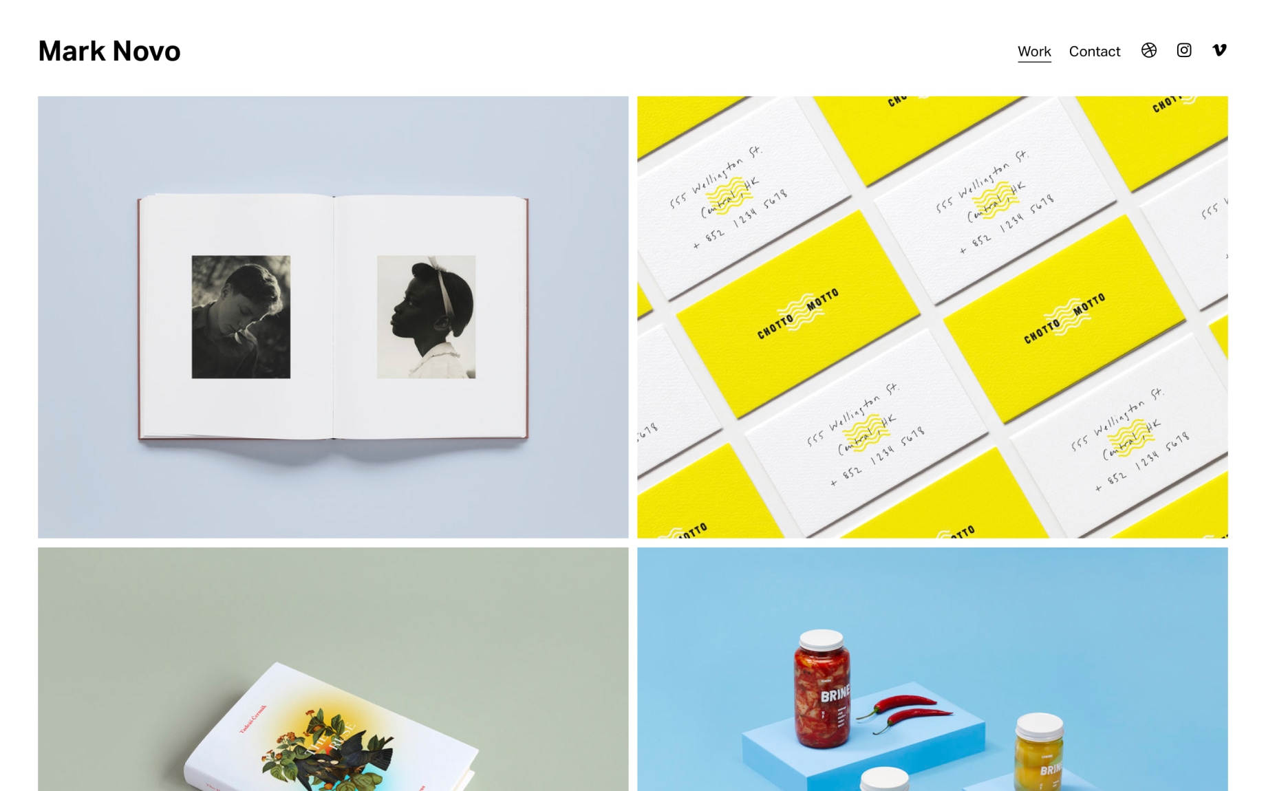 Desktop version of the Novo.