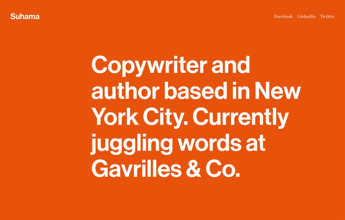 Desktop version of the Suhama.