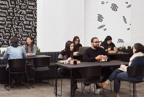 Café im New Yorker Büro