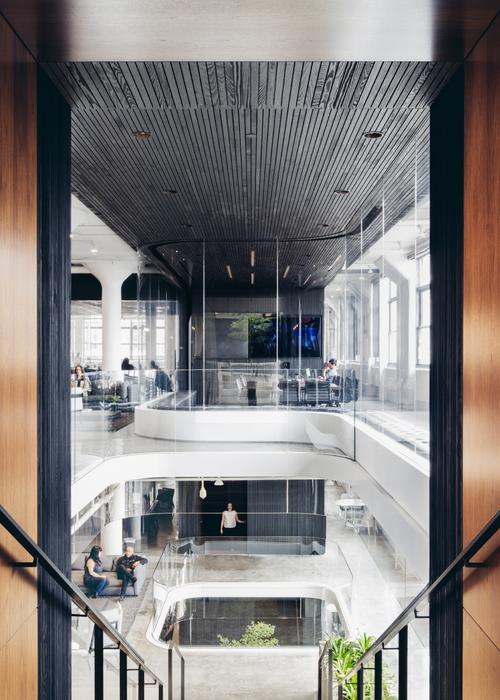 Escaliers des bureaux de New York