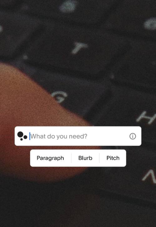 Finger pressing black keyboard