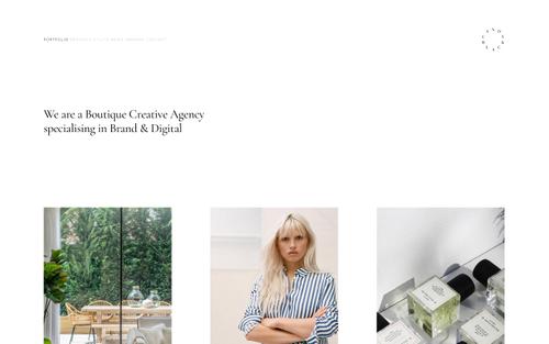 A Squarespace site screenshot of candyblack.com