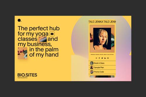 Die perfekte Anlaufstelle für meine Yogakurse und mein Geschäft – von unterwegs aus.