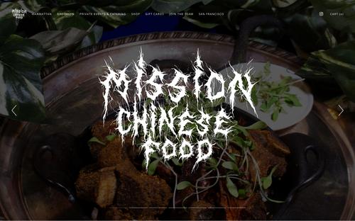 Mission Chinese Food homepage