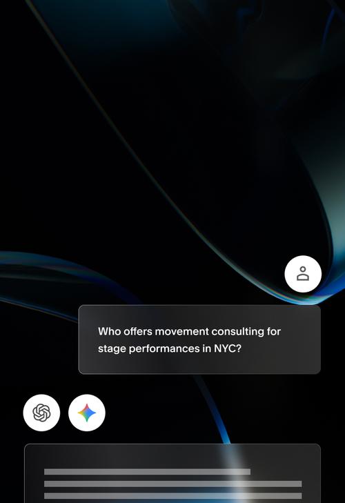 UI showing questions being asked in ChatGPT and Gemini.