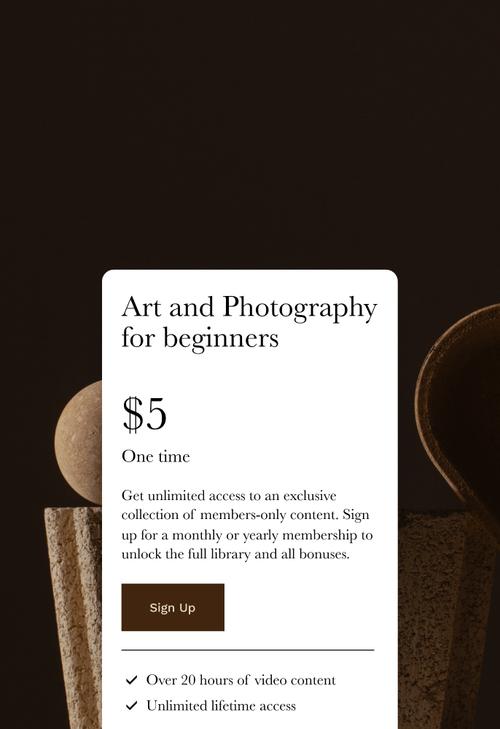 Squarespace memberships allows businesses to create member-only content that can be accessed for a fee.