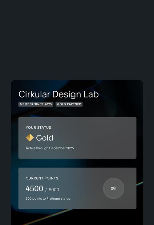 Primer plano de un panel con estadísticas del usuario