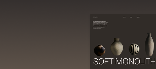 Custom rotating text wrapper using Squarespace’s creative motion design tools.