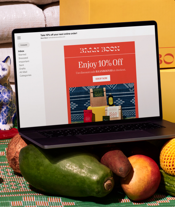 Example of an email campaign