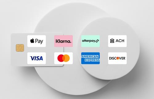 Accepted payment methods include Visa, Mastercard, American Express, Discover, Apple Pay, After Pay.