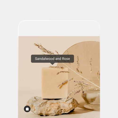 Online store showing bath products