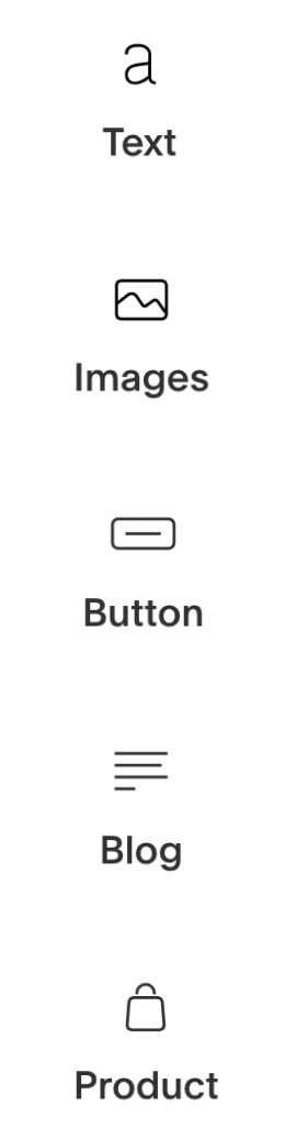 Interface utilisateur des boutons de la barre d’outils