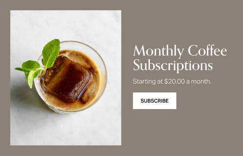 Subscriptions button example