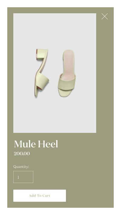 Site selling mule heel