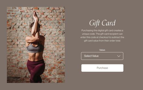 Gift card design