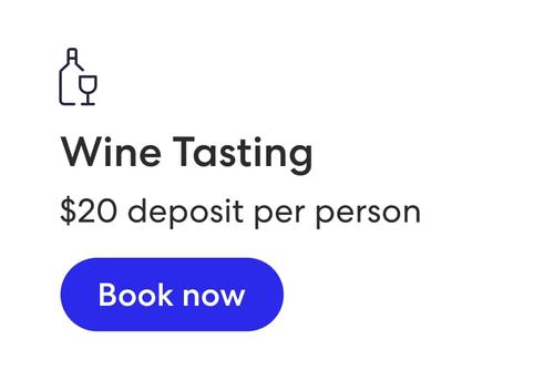 UI de venta de entradas para una cata de vinos