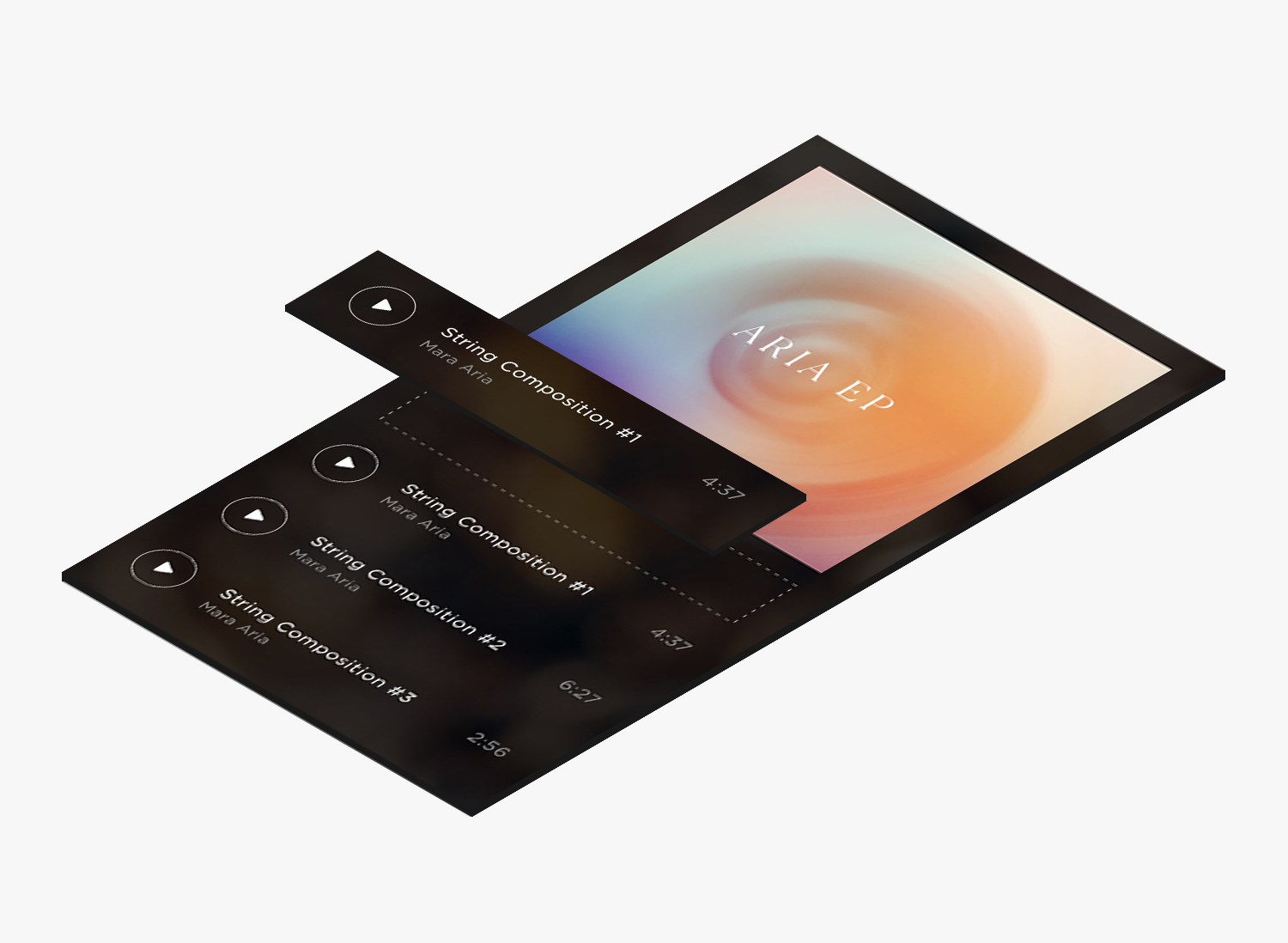 Funktion Musik-Website-Playlist
