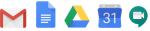 App-Logos von Google Workspace.